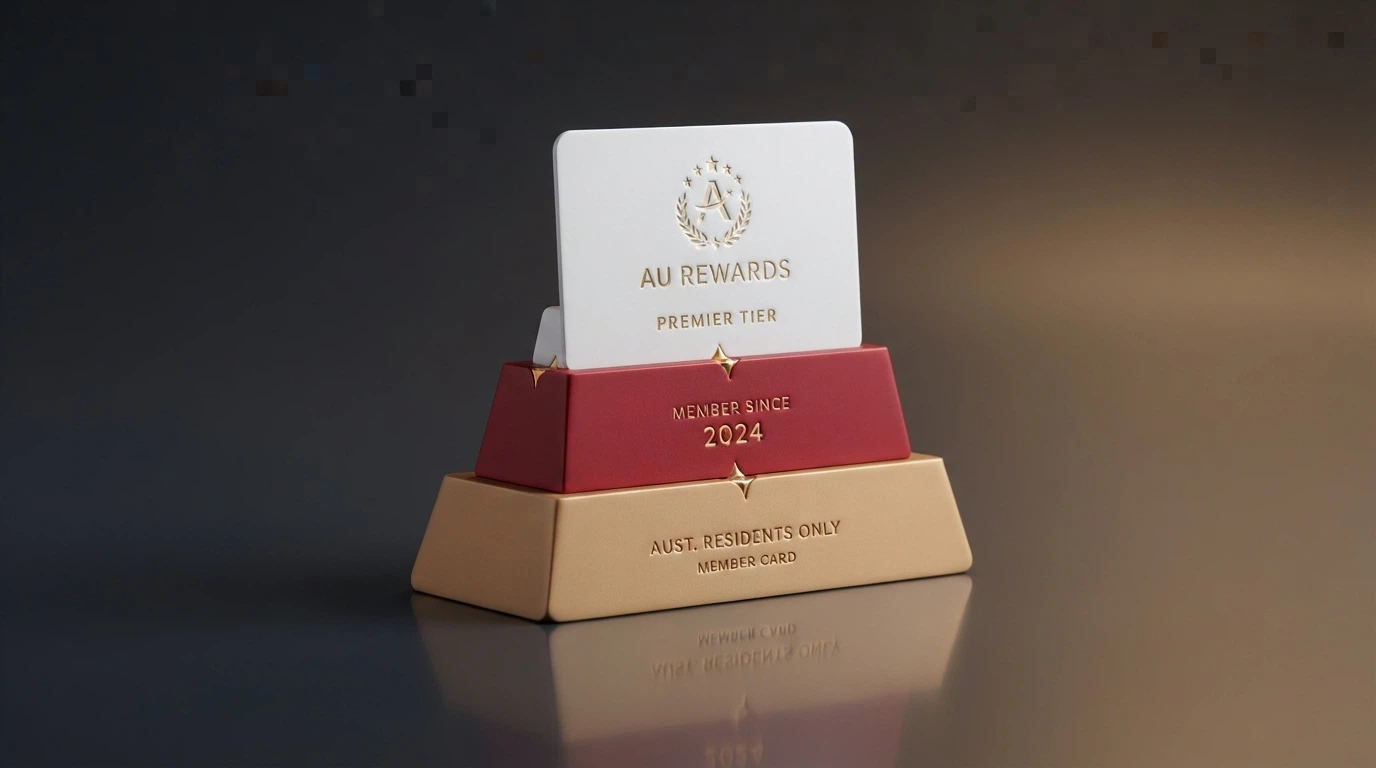 An Infinity Rewards membership card or tier graphic showing the Gold, Ruby and Diamond levels