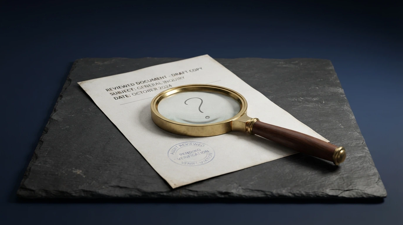 A close-up of a gaming licence certificate with a Curacao seal, partially obscured, with a magnifying glass over the licence number