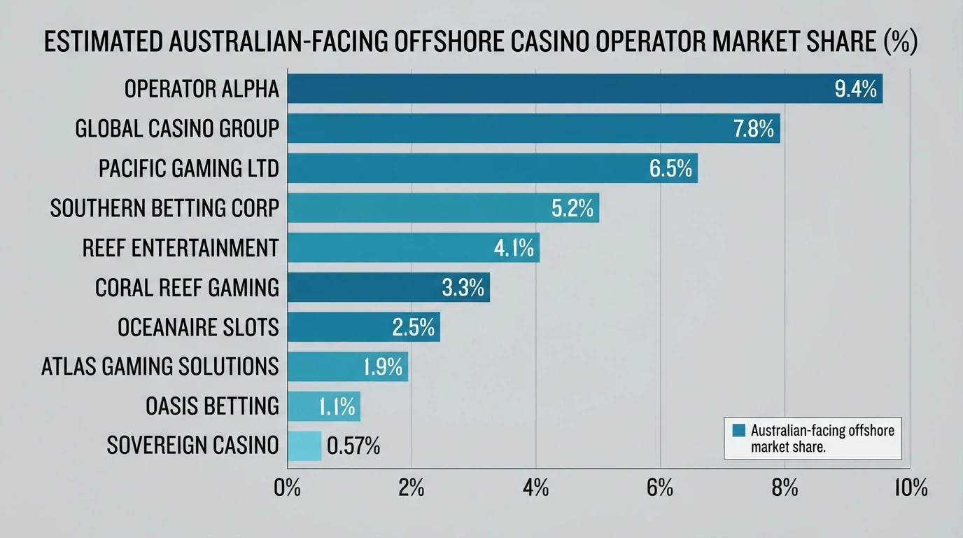 A side-by-side comparison visual showing multiple casino brand cards with key metrics highlighted