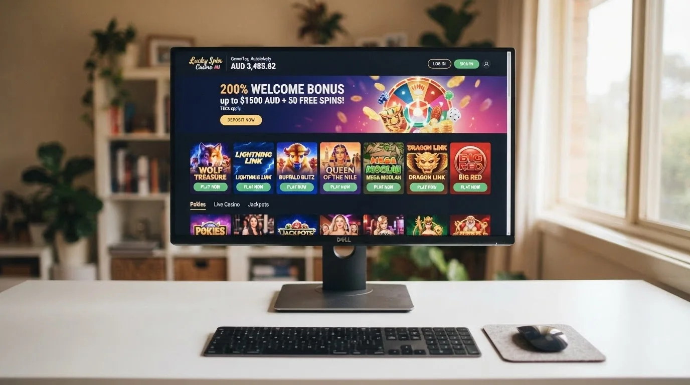 A desktop view of a crypto casino account dashboard showing a SOL balance, a welcome-bonus banner with the 200% offer, and a game lobby in the background